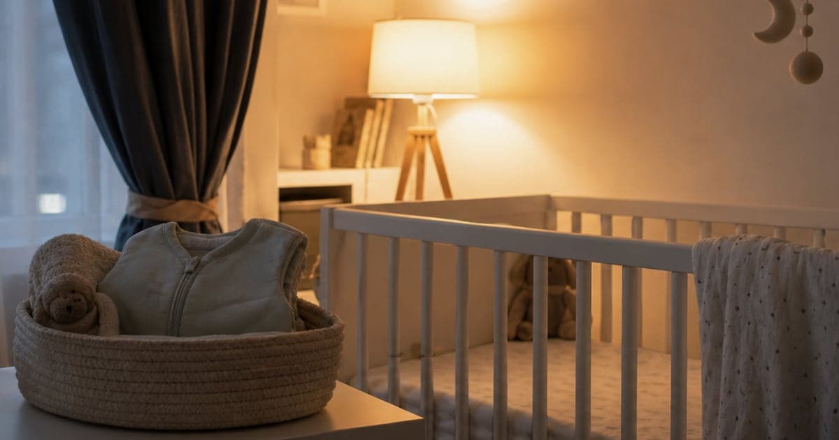 Imagine fotorealista, fara text, pentru articolul despre ferestre de veghe la 3-6 luni