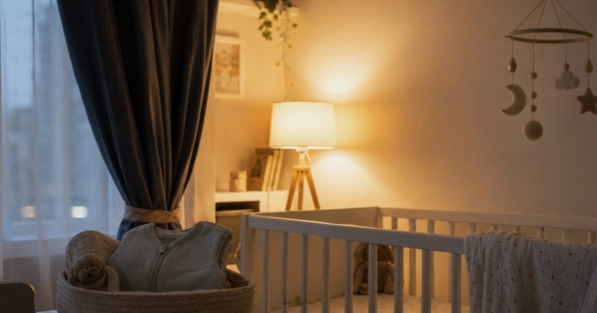 Imagine fotorealista, fara text, pentru articolul despre regresia somnului la 0-3 luni
